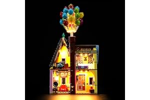 GEAMENT Kit de Luces LED Compatible con Lego Casa de Up (Up House) - Conjunto de luz por Disney 43217 (Juego Modelo no Incluido)