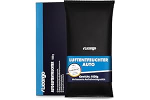 LICARGO Luftentfeuchter Auto 1 kg - Beschlagfreie Scheiben & klare Sicht - Auto Entfeuchter extra stark mit Naturgranulat, wiederverwendbar - gegen Feuchtigkeit & Schimmel im Autoinnenraum