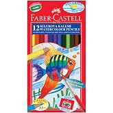 Su Bazlı Aquarell Kuru Sulu Boya Kalemi 12'li