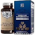FS Choline Bitartrate | 120 Choline Capsules - High Strength 700mg Choline Bitartrate per Serving | Nootropics Choline Supplement | Non-GMO, Gluten & Allergen Free | Manufactured in The UK