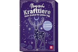 Magische Krafttiere – Dein Orakel für jeden Tag: 50 Karten mit Anleitung | Illustrierte Krafttierkarten in edler Box | Tipps & Impulse für achtsame Rituale im Alltag (Orakelkarten)