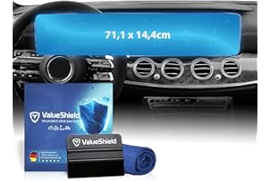 VALUESHIELD Anti-Fingerabdruck Displayschutzfolie Matt passend für Mercedes G-Klasse W463/W265 2018-2024 + Facelift W465 ab 2025: 12,3"+12,3" Tacho, Radio, Multimedia, Navi, Bildschirm, Infotainment Touchscreen