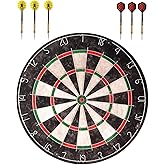 Delta Profesyonel Sisal Dart Seti 45 Cm (18 İn&ccedil;) B&uuml;y&uuml;k Boy + 6 Dart Oku (18 Gr) Hedef Tahtası