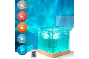 Exsivemy LED Sternenhimmel Projektor, Polarlicht Lampe mit 16 Beleuchtung-Effekten, 30 Beleuchtungsmodi Nordlicht Projektor Lamp, Ocean Lamp für Kinder/Schlafzimmer/Party (Stil1)