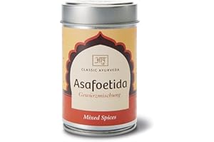 ‎CLASSIC AYURVEDA Classic Ayurveda - Asafoetida Gewürzmischung - 70 g - Kraftvolles Aroma, der perfekte Knoblauchersatz