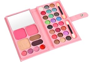 JOYAN Make Up Palette Eyeshadow Palette Makeup Palette Set Include Eyeshadows, Lipstick, Blush, Eyebrow Powder, Shading Powder, Small Makeup Brushes, Mirror