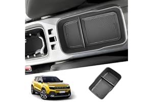 SHAOHAO Compatible with Jeep Avenger 2023 2024 2025 UK Car Centre Console Armrest Storage Box Centre Armrest Organiser Tray Multifunctional Glove Box Jeep Avenger Accessories