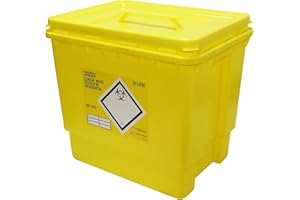 Steroplast Sharps Biohazard Medizinische Tattoo-Mülleimer, groß, 30 Liter, 1 Box