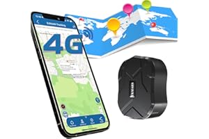TKMARS 4G GPS-Tracker Auto GPS für Auto 160 Tage Standby-Zeit,Stark Magnetisch,Wasserdicht,10000mah