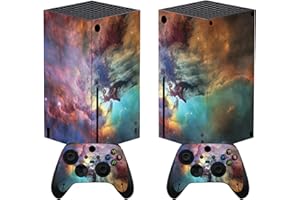 PlayVital Adesivo Skin per Xbox Series X Console&Controller Sticker Decal Cover Vinile per Xbox Series X-Nebulosa Mistica