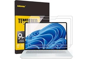 Adeway (2 pack Surface Laptop Studio 2/1 Screen Protector, Tempered Glass/Ultra Sensitive/HD Clear/Easy Installation, 14.4 Inch Tempered Glass Screen Protector (2029/1964 Model)