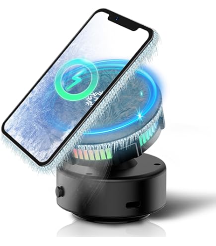 Support Voiture Magnétique Avec Ventouse électrique - Bras Extensible, Rotation 360°, Pour IPhone Et Android