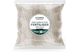Ivisons Pre Seed Granular Fertiliser 6-9-6 | Feed For New & Established Lawns and Turf | Provides Soil With Essential Nutrients To Establish Strong Roots | Aids Seed Germination | Covers 40m2… (5KG)