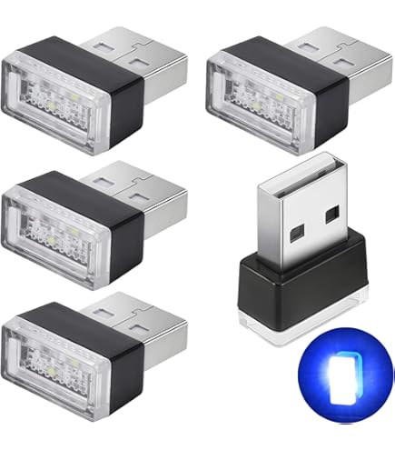 Luce LED USB Per Auto Con Touch, Illuminazione Interna A Risparmio Energetico, Pratica E Portatile Per Abitacolo, Camera Da Letto O Tenda, 0.5W