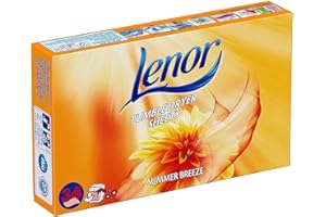 Lenor Fabric Softener Tumble Dryer Sheets Summer Breeze 408 Sheets (12 x 34 pack)