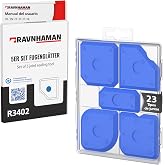 RAVN HAMAN 5 Blue Silicone Tools with Box, 23 Shapes | joint smoothers | straightener for silicone and acrylic joints