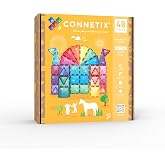 CONNETIX Manyetik fayans parıltılı kilit paketi, 48 adet