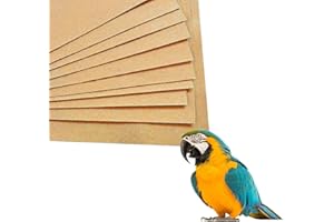 Dnoifne 40 Unidades Papel de Lija para Jaulas de Aves, 43x28 cm - Forro con Arena de Mar y Calcio para Loros, Cacatúas, Agapornis y Aves Silvestres | Facil Limpieza, Seguro para Picotear