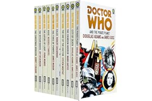 Doctor Who: Target Collection 10 Books Set (The Pirate Planet, City of Death, Crimson Horror, Day of the Doctor, Dalek, Fires of Pompeii, Rose, Eaters of Light, Witchfinders, Christmas Invasion)