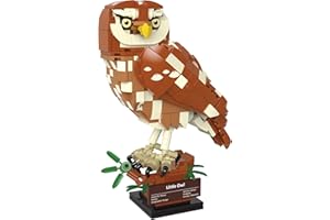 BlueBrixx Pro 107677 – Owl made of clamping blocks with 382 building elements