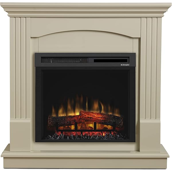 Dimplex Chadwick Optiflame Electric Fire Suite, Cream Stone Effect Fully  Assembled Fireplace Suite with LED Flame Effect, Variable Flame Height, Log  Style Fuel Bed, 1.5kW Fan Heater and Remote Control : Amazon.co.uk:
