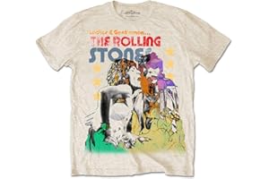 Rolling Stones Men's Mick & Keith Watercolour Stars T-Shirt