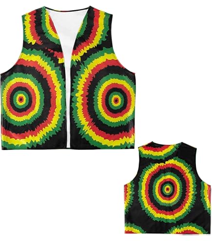 RASTA RAGGAE JAMAICAN BOB MARLEY HAT WIG WITH DREADLOCKS GLASSES - Foto 7