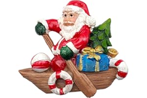 LEDDY LIVING Magnete 3D per Frigorifero Babbo Natale, Calamita Natalizia Decorativa, Perfetta per la Cucina, Lavagna Magnetica o Ufficio, Idea Regalo e Decorazione Natalizia (MOD 12)