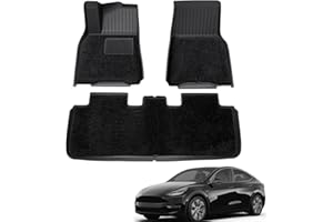 ECOZEN pour Tapis de Sol Tesla Model Y 2021-2024 3D Toutes Saisons, antidérapants, très ajustés, résistant aux Taches, Pliables, Accessoires compatibles modèle Y + Tapis Menes 2024 2021 2022 2023