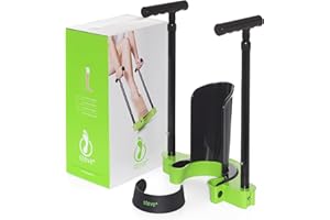 Very Comfortable high-Quality Compression Sock aid STEVE Complete donning Tool Support Stockings, All Types of Socks Easy on and Off Without Bending (M for Calf Size 38-46cm) incl Free STEVE Gloves!