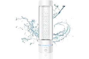 H2 Life Wasserstoff Wassergenerator, professionelle BPA-freie Wasserstoff Wasserflasche Dual-Modus tragbarer wiederverwendbarer Wasserionisator mit SPE und PEM