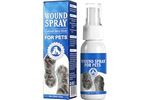 KOAHDE Spray de Cicatrisation pour Animaux de Compagnie,Spray Nettoyant pour Plaies pour Animaux de Compagnie,Spray de Nettoyage pour Animaux de Compagnie,Wound Spray pour Chiens et Chats