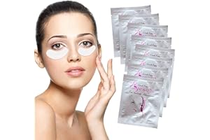 Sunallwell Under Eye Gel Pads 50 Pairs lash pads Under Eye Patches Isolation Eyelash Extension Pads Lint Free Beauty Mask Tool Makeup for Pro Salon and Individual（Premium Quality）