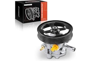 A-Premium Power Steering Pump with Pulley Compatible with Mitsubishi Lancer Outlander 2008-2015 L4 2.4L