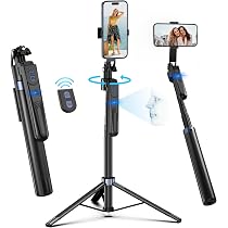 Trépied Automatique Avec Suivi IA - Rotation 360° Pour Vlog Et Vidéo - Compatible Smartphones Et Caméras D'action