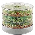 Decocraft THREE LEVELS SEED SPROUTER GERMINATOR FOR BEANS & SEEDS/Healthy, Organic Sprouts