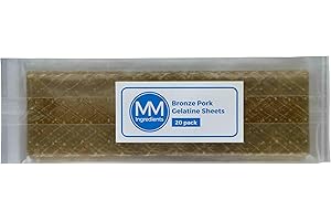 MM INGREDIENTS Leaf Gelatine Pork Bronze 20 Sheets
