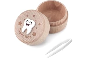 STROYAYO Zahndose Milchzähne Jungen, Zahndose Milchzähne Mädchen, Milchzahndose, Kommt mit Clip, Milchzahnbox Geeignet für Jungen und Mädchen Kindergeburtstag Geschenk, Gedenken Sie Ihren Ersten Zahn