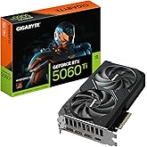 Gigabyte GeForce RTX 5060 Ti WINDFORCE 16G Graphics Card &ndash; 16 GB GDDR7, 128 Bit, PCI-E 5.0, 2572 MHz Core Frequency, 3 x Dis
