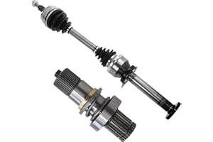 ATEC Germany 1x Eje delantero derecho, 1x Eje acople delantero derecho Compatible con VW MULTIVAN T5 (7HM, 7HN, 7HF, 7EF, 7EM, 7EN), TRANSPORTER T5