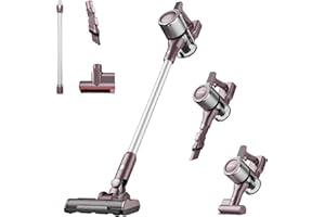 Eureka AK10 Pet Bezprzewodowy Odkurzacz Dla Zwierząt, Akumulatorowy o Mocy 450 W, 60-Minutowy Czas Pracy i Ekran Dotykowy, Sztyftowy Do Sierści Zwierząt, Twardych Podłóg i Dywanów