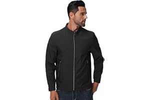 DON JOHNSON Giacca Uomo Giubbotto Casual Leggera per Uomo Giacche Sportive Bomber Giubbino Manica Lunga