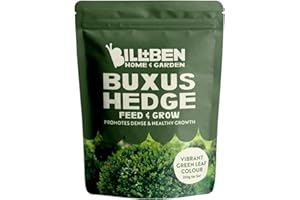 BY BILL & BEN Bill and Ben, Feed & Grow - Promotes Dense and Healthy Growth for your Boxwood Hedges. Slow release fertilser for all species of hedges.