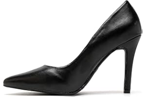 GOLDEN BEADS Womens Stiletto High Heel Pointed Toe Pumps Ladies Party Wedding Bridal Occasion Heeled Clubbing Work Fashion Court Shoes Size 3-12