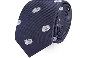 AUSCUFFLINKS Sports & Specialty Neckties | Ties for Men | Woven Skinny Neckties | Present for Work Colleague