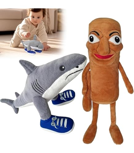 TUNG TUNG SAHUR Italian Brainrot Plush Tralalero Tralala Plush Kids Toy