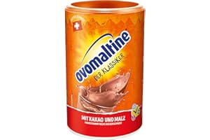 ‎OVOMALTINE Ovomaltine Kakao-Pulver mit dem einzigartigen Geschmack nach Malz und hochwertigem Cacao, nachhaltig - für heiße Schokolade (1 x 500g)
