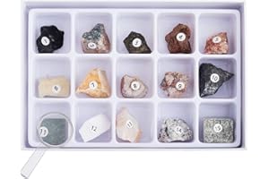 AmScope RK-15A Kit con 15 campioni di roccia per microscopi stereo