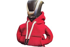 FHIDO Sudadera Cambio De Marchas, Funda De Cubierta De Palanca De Cambios, Hoodie Car Gear Shift Cover, Sudadera Para Palanca De Cambios, Sudadera Pomo Coche Regalos Interiores (Rojo)