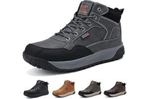 ARRIGO BELLO Scarpe Invernali Uomo Stivali Neve Foderati di Caldo Scarpe Trekking Alpinismo Antiscivolo 41-46